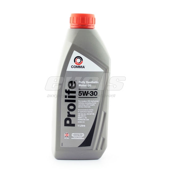 Масло моторное синтетическое PROLIFE 5W-30, 1л, Comma